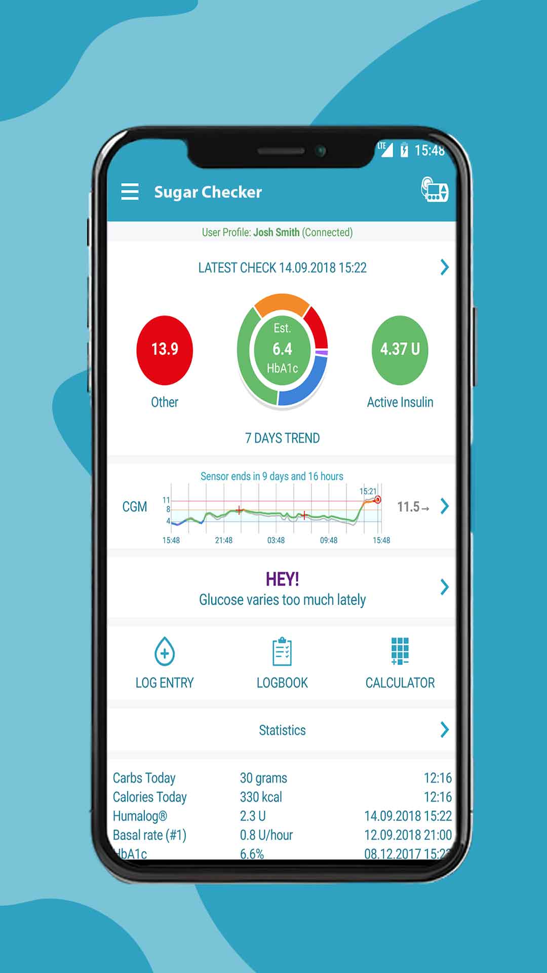 Diabetes Checker screen 5
